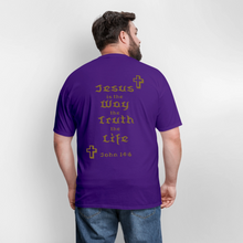 Load image into Gallery viewer, Unisex Jesus is the Way Tee - purple