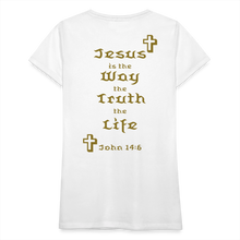 Load image into Gallery viewer, Women’s Jesus is the Way Tee - white