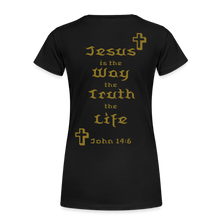 Load image into Gallery viewer, Women’s Jesus is the Way Tee - black