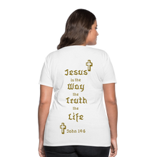 Load image into Gallery viewer, Women’s Jesus is the Way Tee - white