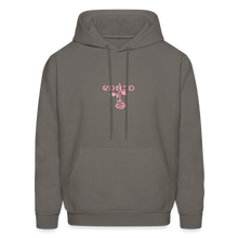 Load image into Gallery viewer, Unisex VonJo Floral (Pink Letter) Hoodie - asphalt gray