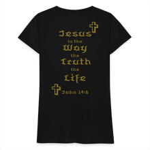 Load image into Gallery viewer, Women’s Jesus is the Way Tee - black