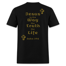 Load image into Gallery viewer, Unisex Jesus is the Way Tee - black