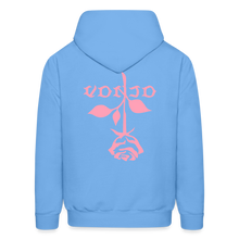 Load image into Gallery viewer, Unisex VonJo Floral (Pink Letter) Hoodie - carolina blue
