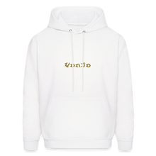 Load image into Gallery viewer, God is Love Gold Letter Hoodie - white