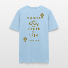 Load image into Gallery viewer, Unisex Jesus is the Way Tee - powder blue