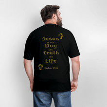 Load image into Gallery viewer, Unisex Jesus is the Way Tee - black
