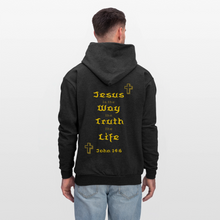 Load image into Gallery viewer, Unisex Jesus is the Way Hoodie - charcoal grey