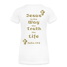 Load image into Gallery viewer, Women’s Jesus is the Way Tee - white
