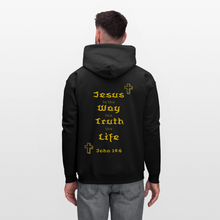 Load image into Gallery viewer, Unisex Jesus is the Way Hoodie - black