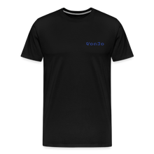Load image into Gallery viewer, Men's God is Love (Blue Letter) Tee - black