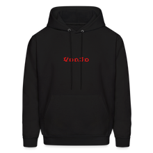 Load image into Gallery viewer, Unisex God is Love Hoodie (Red Letters) - black