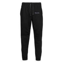 Load image into Gallery viewer, Unisex God is Love Joggers Lavender Letters - black/asphalt