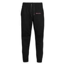 Load image into Gallery viewer, Unisex God is Love Joggers Pink Letters - black/asphalt