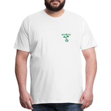Load image into Gallery viewer, Men's VonJo Floral (Green Letter) Tee - white