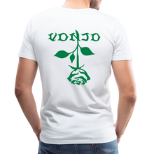 Load image into Gallery viewer, Men's VonJo Floral (Green Letter) Tee - white