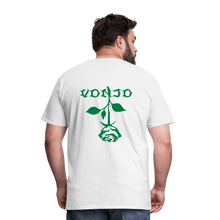Load image into Gallery viewer, Men's VonJo Floral (Green Letter) Tee - white
