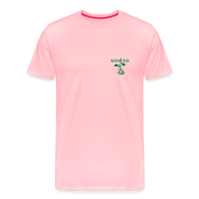 Load image into Gallery viewer, Men's VonJo Floral (Green Letter) Tee - pink