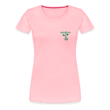 Load image into Gallery viewer, Women's VonJo Floral (Green Letter) Tee - pink
