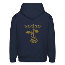 Load image into Gallery viewer, VonJo Rose Gold Letter Sweatshirt - navy
