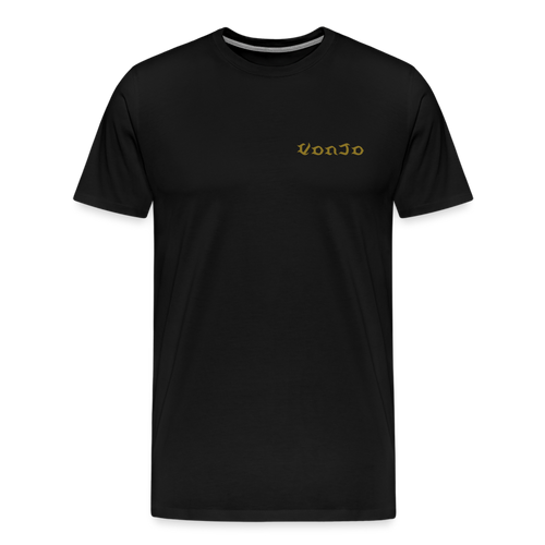 Men's God is Love (Gold Letter) Tee - black