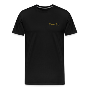 Men's God is Love (Gold Letter) Tee - black