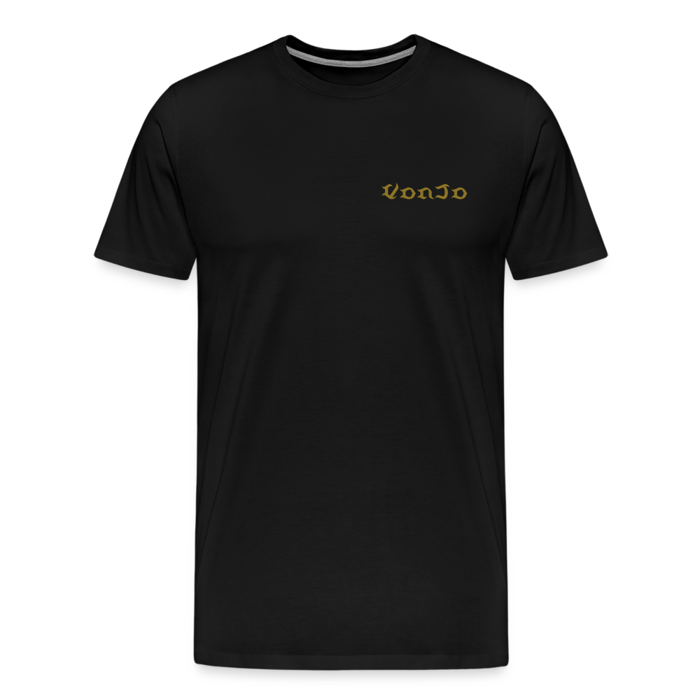 Men's God is Love (Gold Letter) Tee - black