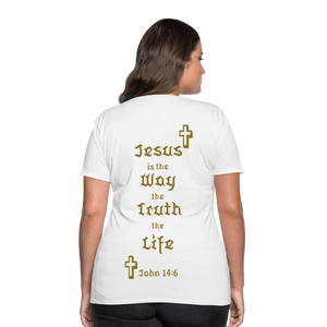Women’s Jesus is the Way Tee - white
