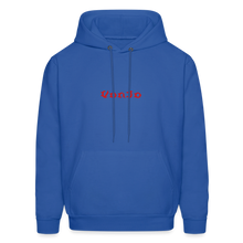 Load image into Gallery viewer, Unisex God is Love Hoodie (Red Letters) - royal blue
