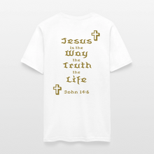 Load image into Gallery viewer, Unisex Jesus is the Way Tee - white
