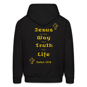 Unisex Jesus is the Way Hoodie - black