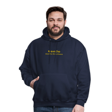 Load image into Gallery viewer, Unisex Jesus is the Way Hoodie - navy
