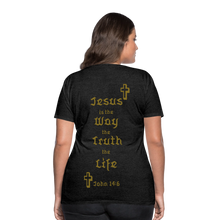 Load image into Gallery viewer, Women’s Jesus is the Way Tee - charcoal grey
