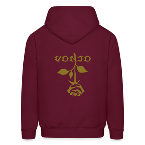 VonJo Rose Gold Letter Sweatshirt - burgundy