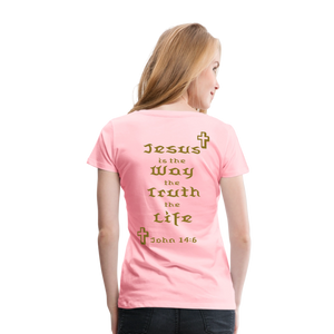 Women’s Jesus is the Way Tee - pink