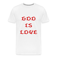 Load image into Gallery viewer, God is Love (Front) Red Letter Tee - white
