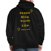 Load image into Gallery viewer, Unisex Jesus is the Way Hoodie - black
