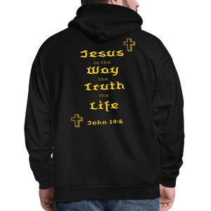 Unisex Jesus is the Way Hoodie - black