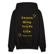 Load image into Gallery viewer, Unisex Jesus is the Way Hoodie - black

