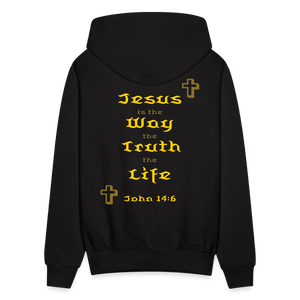 Unisex Jesus is the Way Hoodie - black