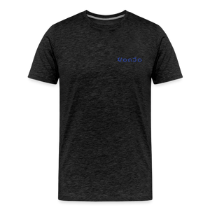 Men's God is Love (Blue Letter) Tee - charcoal grey