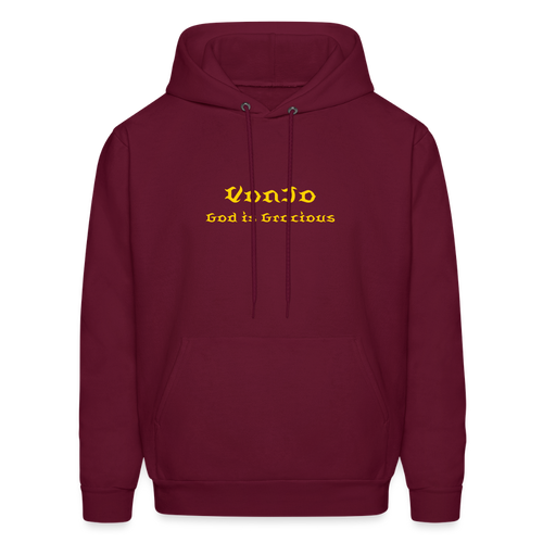 Unisex Jesus is the Way Hoodie - burgundy