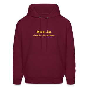 Unisex Jesus is the Way Hoodie - burgundy
