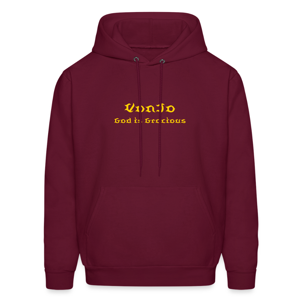 Unisex Jesus is the Way Hoodie - burgundy