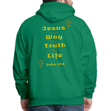 Load image into Gallery viewer, Unisex Jesus is the Way Hoodie - kelly green
