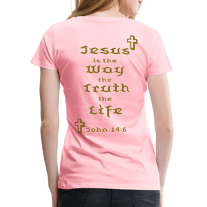 Women’s Jesus is the Way Tee - pink