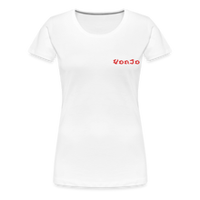 Load image into Gallery viewer, Women’s God is Love (Red Letter) Tee - white
