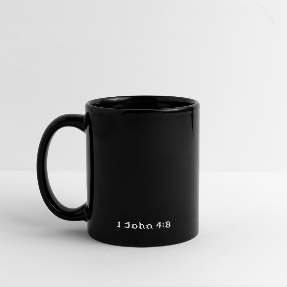 God is Love Mug - black