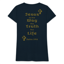 Load image into Gallery viewer, Women’s Jesus is the Way Tee - deep navy
