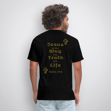 Load image into Gallery viewer, Unisex Jesus is the Way Tee - black

